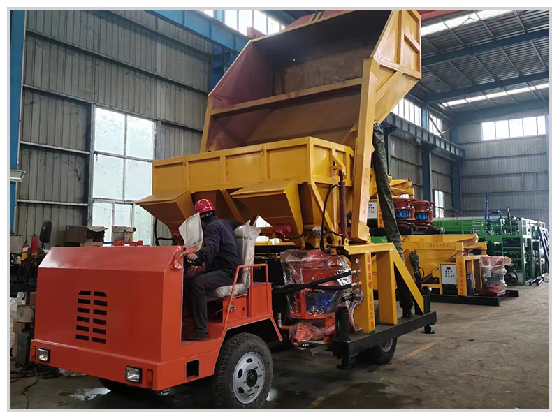 工程型一拖二雙斗實物圖1 工程型一拖二雙斗實物圖1